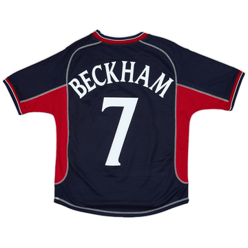 2000-01 Manchester United Third Shirt Beckham #7 - 8/10 - (Y)