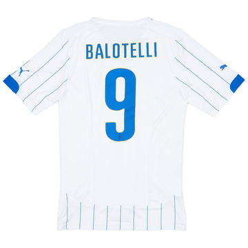 2014-15 Italy Player Issue ACTV Away Shirt Balotelli #9 - 7/10 - (XL)