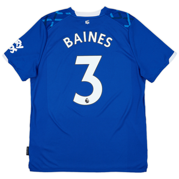 2019-20 Everton Home Shirt Baines #3 - 8/10 - (XL)