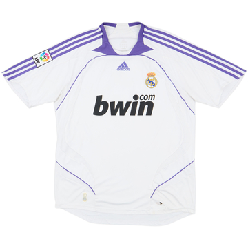 2007-08 Real Madrid Home Shirt - 6/10 - (L)