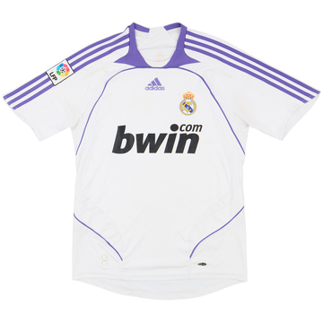 2007-08 Real Madrid Home Shirt - 7/10 - (S)