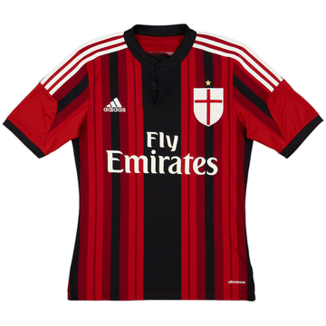 2014-15 AC Milan Home Shirt - 6/10 - (XS)