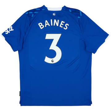 2019-20 Everton Home Shirt Baines #3 - 8/10 - (XL)