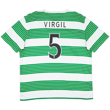 2013-15 Celtic Home Shirt Virgil #5 - 6/10 - (XXL)