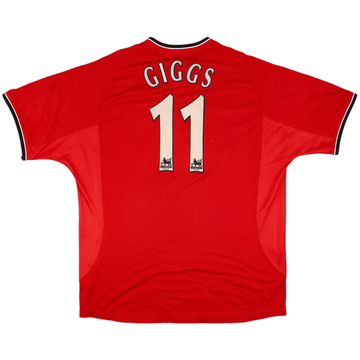 2000-02 Manchester United Home Shirt Giggs #11 - 6/10 - (XL)