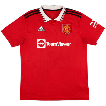 2022-23 Manchester United Home Shirt - 5/10 - (XL)