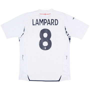 2007-09 England Home Shirt Lampard #8 - 5/10 - (M)
