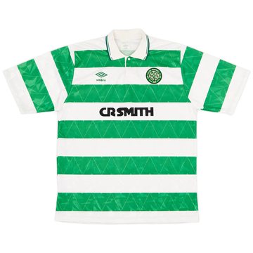 1989-91 Celtic Home Shirt - 9/10 - (XL)