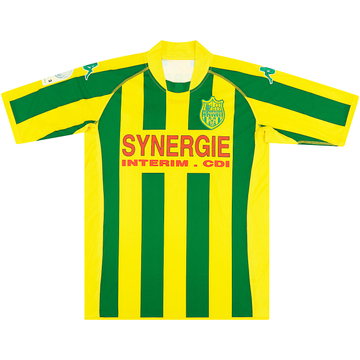 2009-10 Nantes Match Issue Home Shirt Shereni #22