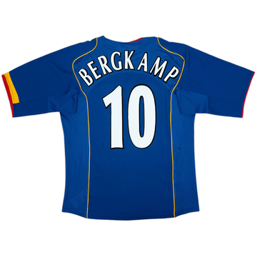 2004-06 Arsenal Away Shirt Bergkamp #10 - 8/10 - (L)