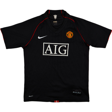 2007-08 Manchester United Away Shirt - 8/10 - (XL.Boys)