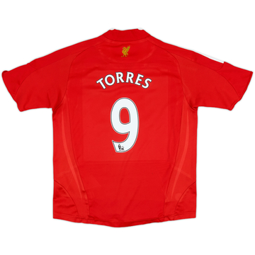 2008-10 Liverpool Home Shirt Torres #9 - 6/10 - (M.Boys)