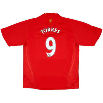 2008-10 Liverpool Home Shirt Torres #9 - 6/10 - (M.Boys)
