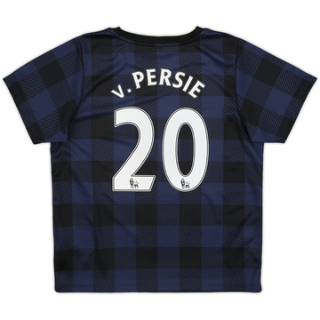2013-14 Manchester United Away Shirt v.Persie #20 - 9/10 - (7-8 Years)
