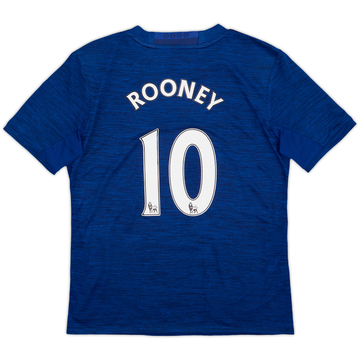 2016-17 Manchester United Away Shirt Rooney #10 - 9/10 - (M.Boys)