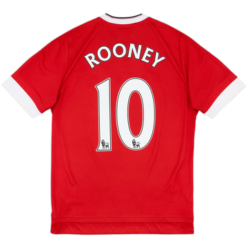 2015-16 Manchester United Home Shirt Rooney #10 - 9/10 - (XL.Boys)