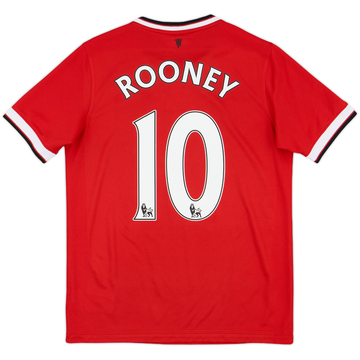 2014-15 Manchester United Home Shirt Rooney #10 - 8/10 - (XL.Boys)