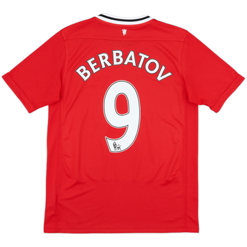 2011-12 Manchester United Home Shirt Berbatov #9 - 8/10 - (XL.Boys)