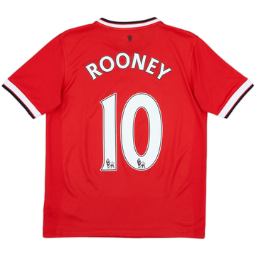 2014-15 Manchester United Home Shirt Rooney #10 - 8/10 - (XL.Boys)