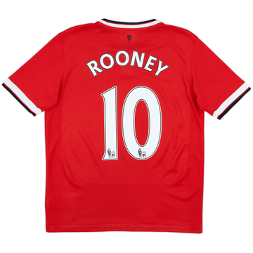 2014-15 Manchester United Home Shirt Rooney #10 - 8/10 - (XL.Boys)
