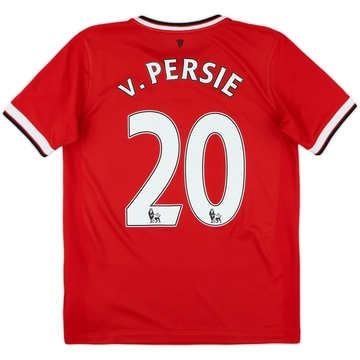 2014-15 Manchester United Home Shirt v.Persie #20 - 8/10 - (XL.Boys)