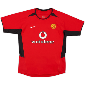 2002-04 Manchester United Home Shirt - 8/10 - (M.Boys)