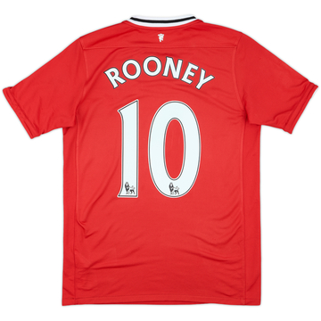 2011-12 Manchester United Home Shirt Rooney #10 - 7/10 - (XL.Boys)