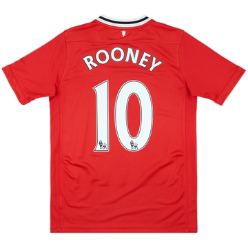 2011-12 Manchester United Home Shirt Rooney #10 - 7/10 - (XL.Boys)