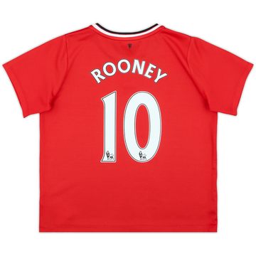 2014-15 Manchester United Home Shirt Rooney #10 - 10/10 - (7-8 Years)