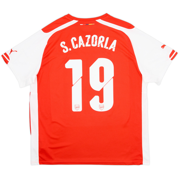 2014-15 Arsenal Home Shirt S.Cazorla #19 - 7/10 - (XL)