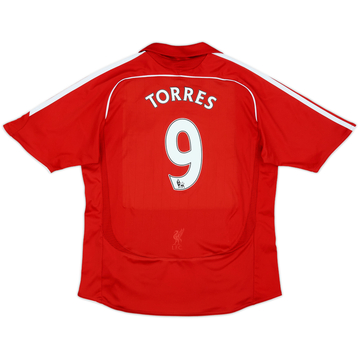 2006-08 Liverpool Home Shirt Torres #9 - 10/10 - (M.Boys)