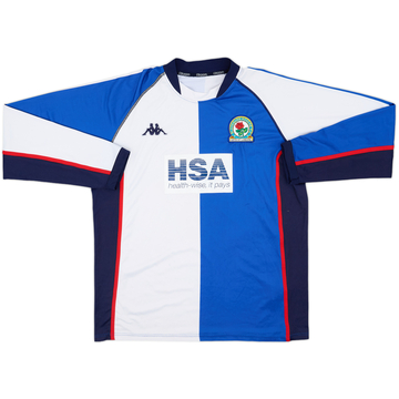 2003-04 Blackburn Home L/S Shirt - 5/10 - (3XL)