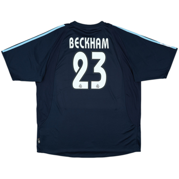 2003-04 Real Madrid Away Shirt Beckham #23 (XL)