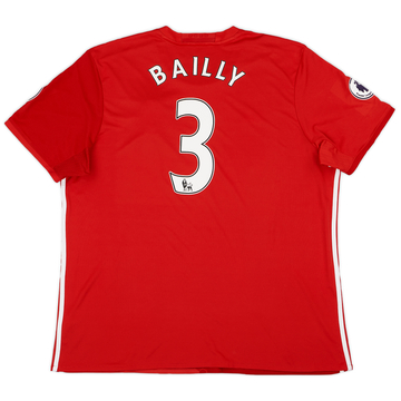 2016-17 Manchester United Home Shirt Bailly #3 - 9/10 - (XXL)