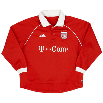 2005-06 Bayern Munich Home L/S Shirt - 8/10 - (S.Boys)