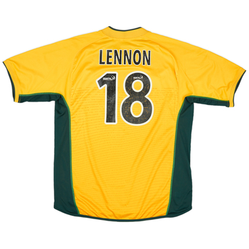 2002-03 Celtic Away Shirt Lennon #18 - 7/10 - (XL)