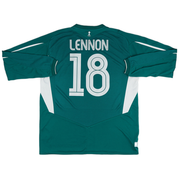 2004-05 Celtic Away L/S Shirt Lennon #18 - 9/10 - (XL)