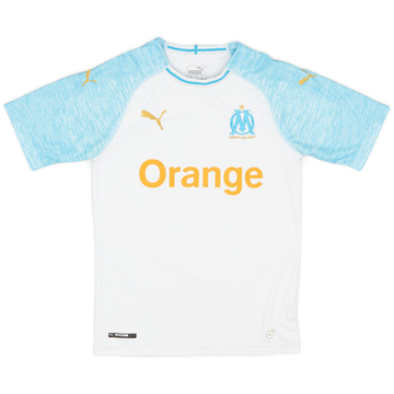 2018-19 Olympique Marseille Home Shirt - 8/10 - (XS)