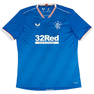 2020-21 Rangers Home Shirt - 6/10 - (XXL)