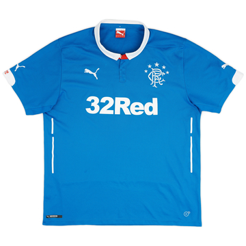 2014-15 Rangers Home Shirt - 8/10 - (XL)