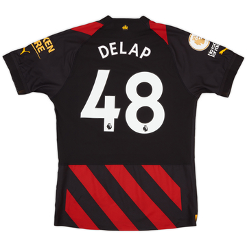 2022-23 Manchester City Match Issue Away Shirt Delap #48 - As New - (L)