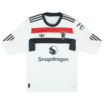 2024-25 Manchester United Player Issue Third L/S Shirt - As New - (S)