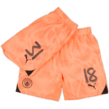 2024-25 Manchester City Player Issue GK Away Shorts # - As New - (XL)