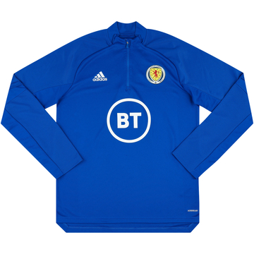 2020-21 Scotland Player Issue 1/4 Zip Training Top (Excellent)