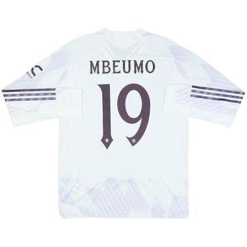 2025-26 Manchester United Authentic Away L/S Shirt Mbeumo #19