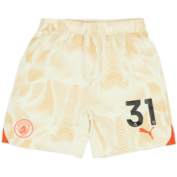 2024-25 Manchester City Player Issue GK Third Shorts #31 (Ederson) - 5/10 - (L)