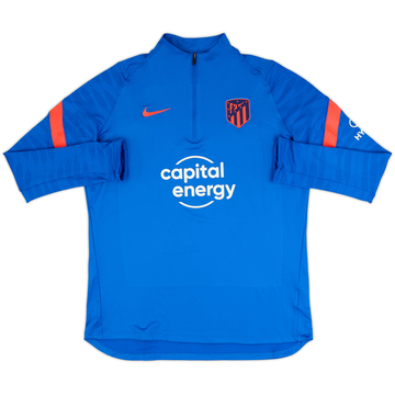 2021-22 Atletico Madrid Nike 1/4 Zip Training Top - As New - (XL)