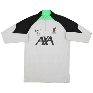 2023-24 Liverpool Player Issue 1/4 Zip Elite Training Top #21 (Tsimikas) - 3/10 - (M)