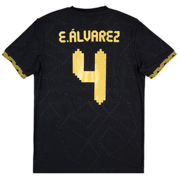 2025 Mexico Authentic Gold Cup Shirt E.Alvarez #4