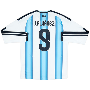 2026-27 Argentina Authentic Home L/S Shirt J.Alvarez #9